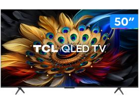 Smart TV 50” 4K UHD QLED TCL 50C655 Wi-Fi