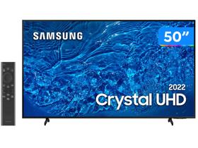Smart TV 50” Crystal 4K Samsung UN50BU8000 - VA 60Hz Wi-Fi Bluetooth Alexa Google Assistente