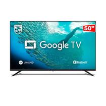 Smart TV 50'' Google TV 4K Led 50Pug7019/78 Preto Dolby Audio Bivolt Philips
