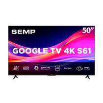 Smart TV 50" LED 4K Ultra HD Semp TCL S61, Google TV, HDR, HDMI 2.1