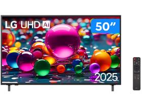 Smart TV 50" LG 4K Ultra HD 50UA8550PSA webOS 25 AI Processor 4K Gen8 com Alexa 3 HDMI