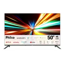 Smart TV 50" Philco 4K LED Android Dolby Audio P50EAA Smart TV 50" Philco 4K LED Android Dolby Audio P50EAA