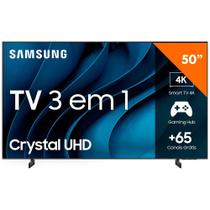Smart TV 50 polegadas 4K Samsung Crystal UHD 4K, com Gaming Hub, UN50CU800