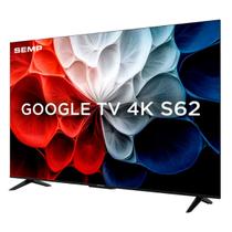 Smart TV 50" Semp TCL LED 4K Ultra HD 50S62 Google TV, HDMI, Google Assistente