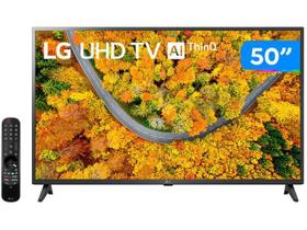 Smart TV 50” Ultra HD 4K LED LG 50UP7550 - 60Hz Wi-Fi e Bluetooth Alexa 2 HDMI 1 USB