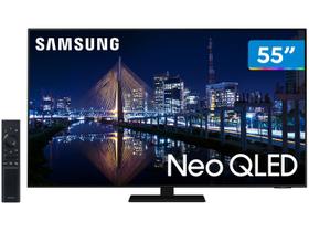 Smart TV 55” 4K NEO QLED Mini Led Samsung 55QN85A 120hz Som em Movimento Processador A