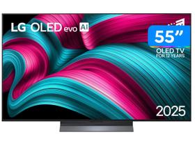 Smart TV 55" 4K OLED OLED55C5PSA 60Hz webOS 25 α8 AI Processor 4K Gen2 Alexa 4 HDMI 2 USB Smart TV 55" 4K OLED OLED55C5PSA 60Hz webOS 25 α8 AI Processor 4K Gen2 Alexa 4 HDMI 2 USB