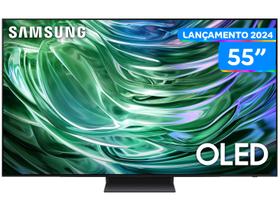 Smart TV 55" 4K OLED Samsung 55S90DA 144Hz Wi-Fi Bluetooth com Alexa 4 HDMI 2 USB