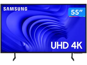 Smart TV 55” 4K UHD LED Samsung UN55DU7700GXZD - VA Wi-Fi com Alexa 3 HDMI