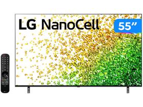 Smart TV 55” 4K UHD Nanocell LG 55NANO85 - 120Hz Wi-Fi e Bluetooth Alexa 4 HDMI 3 USB