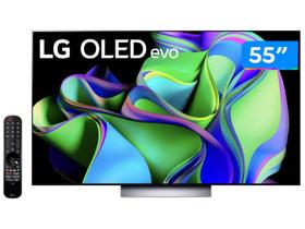 Smart TV 55” 4K UHD OLED Evo LG OLED55C3 - 120Hz Wi-Fi Bluetooth Alexa 4 HDMI G-Sync FreeSync