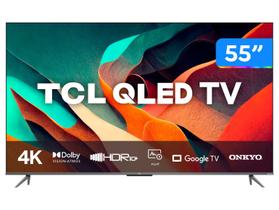 Smart TV 55” 4K UHD QLED TCL 55C635 60Hz Wi-Fi Smart TV 55” 4K UHD QLED TCL 55C635 60Hz Wi-Fi