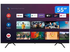 Smart TV 55” 4K Ultra HD D-LED AIWA AWS-TV-55-BL-01-A Android