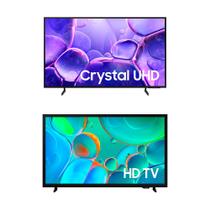 Smart TV 55" Crystal UHD 4K U8600F + Smart TV 32" HD H5000F