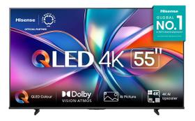 Smart tv 55" hisense qled 4k uhd mod 55q6qvptob