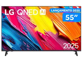 Smart TV 55" LG 4K QNED 55QNED70ASA WebOS 25 α7 AI Processor 4K Gen8 Alexa 3 HDMI 2 USB