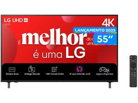 Smart TV 55" LG 4K Ultra HD 55UA8550PSA webOS 25 AI Processor 4K Gen8 com Alexa 3 HDMI Smart TV 55" LG 4K Ultra HD 55UA8550PSA webOS 25 AI Processor 4K Gen8 com Alexa 3 HDMI