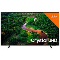 Smart TV 55 polegadas 4K Samsung Crystal UHD 4K, com Gaming Hub, UN55CU800