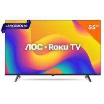 Smart TV 55 Polegadas AOC Roku TV LED 4K - Série 7045 Smart TV 55 Polegadas AOC Roku TV LED 4K - Série 7045