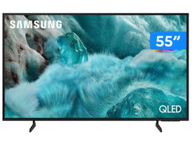 Smart TV 55" Samsung 4K QLED QN55Q7FAAGXZD Tizen Q4 AI 3 HDMI