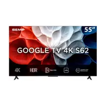 Smart TV 55" Semp TCL LED 4K Ultra HD 55S62 Google TV, HDMI Smart TV 55" Semp TCL LED 4K Ultra HD 55S62 Google TV, HDMI