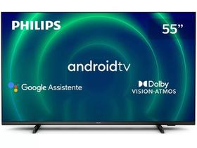 Smart TV 55" UHD 4K Philips 55PUG7406 Android TV HDR10+ 4HDMI 2 USB