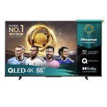 Smart TV 55 Vidaa QLED 4K Dolby Vision HDR Wi-fi Bluetooth 55Q6QV Hisense