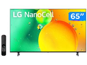 Smart TV 65” 4K NanoCell LG 65NANO75 Processador - AI Wi-Fi Bluetooth HDR Alexa Google Assistente Smart TV 65” 4K NanoCell LG 65NANO75 Processador - AI Wi-Fi Bluetooth HDR Alexa Google Assistente