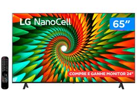 Smart TV 65” 4K UHD LED LG NanoCell 65NANO77