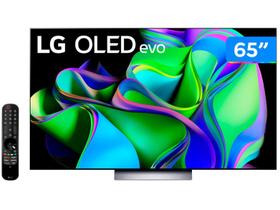 Smart TV 65” 4K UHD OLED Evo LG OLED65C3 - 120Hz Wi-Fi Bluetooth Alexa 4 HDMI G-Sync FreeSync