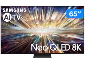 Smart TV 65" 8K MINI LED Neo QLED Samsung AI TV QN65QN800 VA 120Hz Wi-Fi Alexa 4 HDMI 3USB