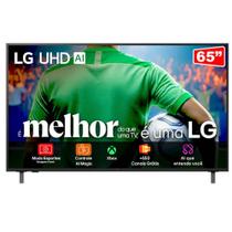 Smart TV 65 LG AI UHD 4K HDR10 Pro 3 HDMI 1 USB Wi-Fi Bluetooth