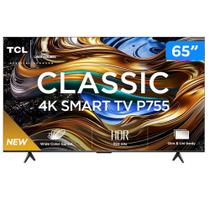 Smart TV 65 Polegadas Led 4K Ultra HD Google TV P755 TCL