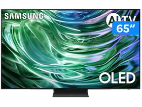 Smart TV 65" Samsung 4K UHD OLED Big TV QN65S90DAEXZD 120Hz Tizen com Alexa e Bixby 4 HDMI 2 USB-A