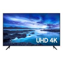 Smart TV 65" Samsung UHD Processador Crystal 4K AU7700 Tela Sem Limites Visual Livre de Cabos