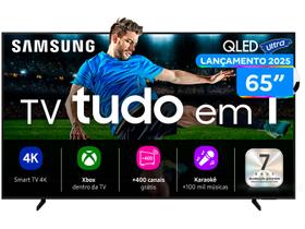 Smart TV 65" Samsung Ultra 4K QLED QN65Q7FAAGXZD Tizen Q4 AI 3 HDMI Smart TV 65" Samsung Ultra 4K QLED QN65Q7FAAGXZD Tizen Q4 AI 3 HDMI