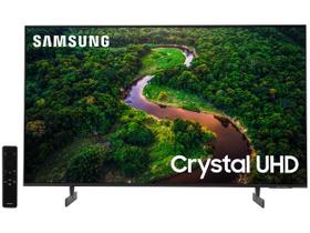 Smart TV 65” UHD 4K LED Crystal Samsung 65CU8000 Wi-Fi Bluetooth Alexa 3 HDM