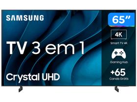 Smart TV 65” UHD 4K LED Crystal Samsung 65CU8000