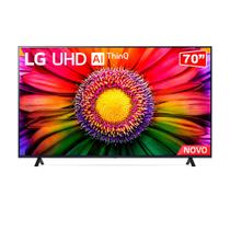 Smart TV 70" 4K LG UHD ThinQ AI 70UR8750PSA, HDR, Bluetooth, 3 HDMI, Bivolt Ashed Blue