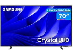 Smart TV 70” 4K UHD LED Samsung Crystal 70DU8000 - Wi-Fi Bluetooth Alexa 3 HDMI
