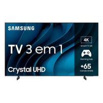 Smart TV 70 Polegadas Samsung Crystal UHD 4K, 3 HDMI, 2 USB, Bluetooth, Wi-Fi, Gaming Hub, Tela sem limites, Alexa built in - UN70CU8000GXZD
