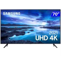 Smart Tv 70 Polegadas UHD 4K WiFi Crystal HDR Samsung UN70AU7700GXZD