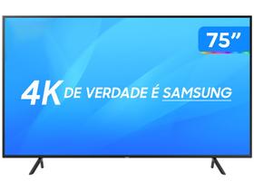 Smart TV 75” 4K LED Samsung NU7100 Wi-Fi HDR