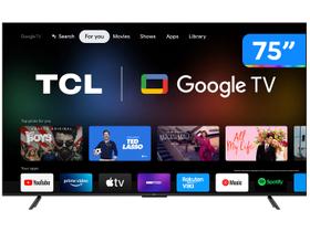Smart TV 75” 4K LED TCL 75P735 VA 60Hz Hands