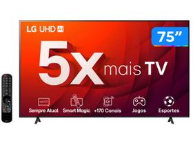 Smart TV 75” 4K UHD LED LG 75UR8750