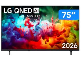 Smart TV 75" LG 4K Ultra HD QNED Mini LED 75QNED70BSA WebOS 26 2026 Smart TV 75" LG 4K Ultra HD QNED Mini LED 75QNED70BSA WebOS 26 2026