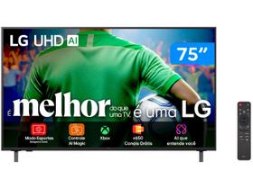 Smart TV 75" LG 4K Ultra HD UHD 75UA8550PSA webOS 25 α7 AI Processor 4K Gen8 Alexa 3 HDMI 2 USB