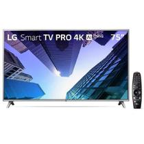 Smart TV 75" LG PRO 4K, Ultra HD, Wi-Fi, Bluetooth, DTS Virtual X, HDR, 4 HDMI, 2 USB - 75UM751C0SB - LG Eletronics