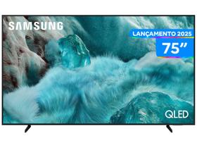 Smart TV 75" Samsung 4K QLED QN75Q7FAAGXZD Tizen Q4 AI 3 HDMI