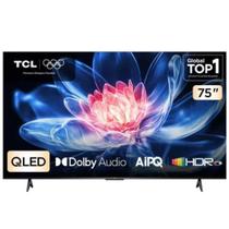 Smart TV 75" TCL Advanced 4K QLED T6C Design Slim